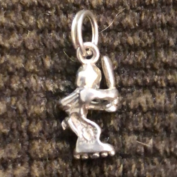 Lil Baseball Player Sterling Charm - Picture 2 of 6